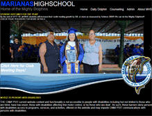 Tablet Screenshot of marianashighschool.com